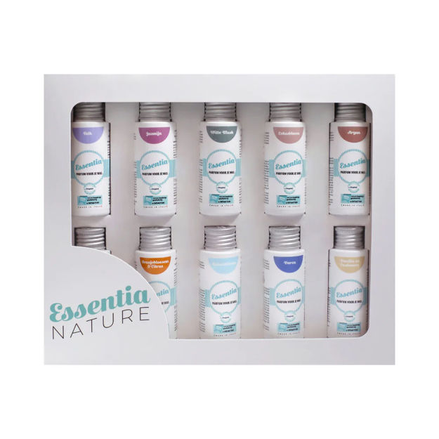 Afbeeldingen van Giftbox 10 geuren wasparfum