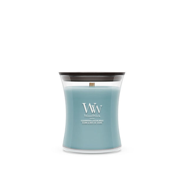 Afbeeldingen van Cedarwood & Ocean Moss Medium Geurkaars