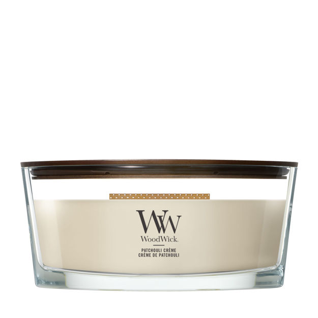 Afbeeldingen van Patchouli Crème Ellipse Geurkaars